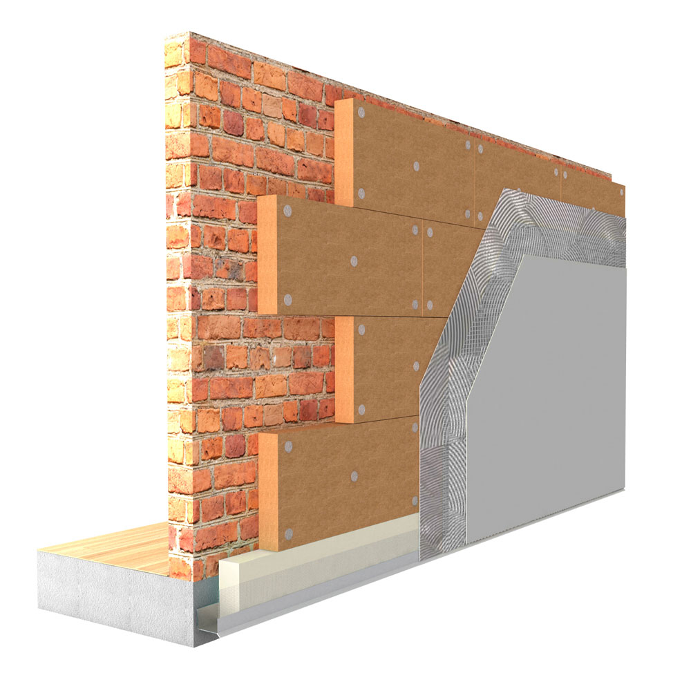 Biocappotto esterno in fibra di legno Protect